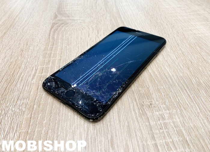 reparation iPhone Saint-Etienne apple  ecran cassé lcd affichage trait noir